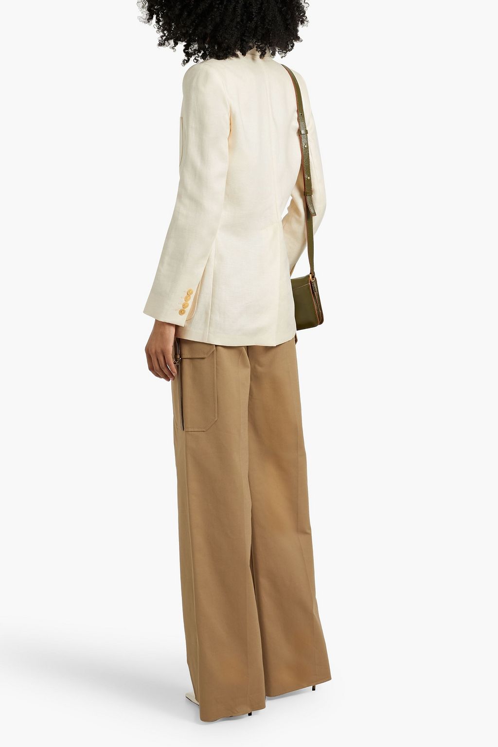 MAX MARA Boemia linen-twill blazer