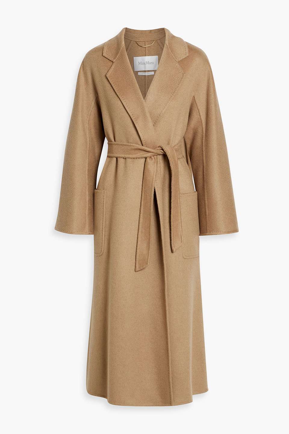 Max Mara Ludmilla Cashmere-felt Coat In Brown