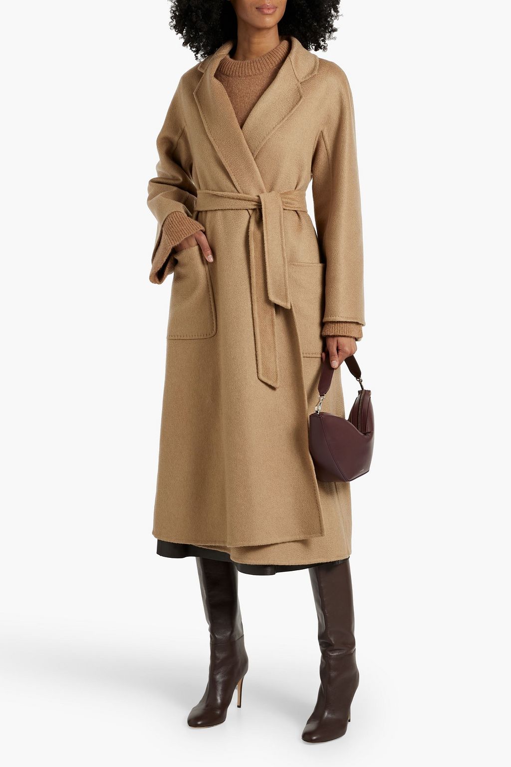 MAX MARA Ludmilla cashmere-felt coat