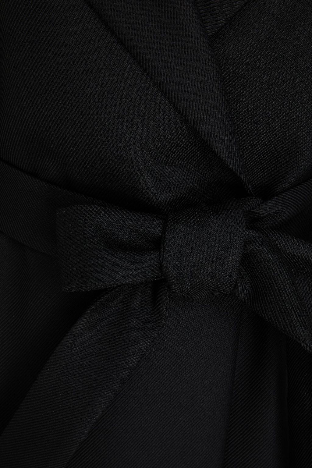 JOSEPH Colbert belted wool-blend ottoman coat