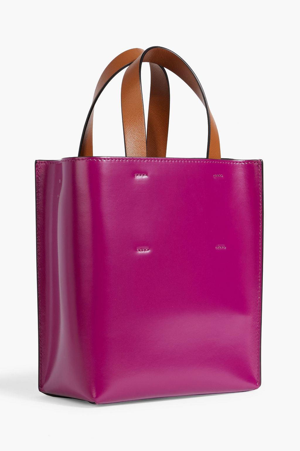 MARNI Museo color-block leather tote
