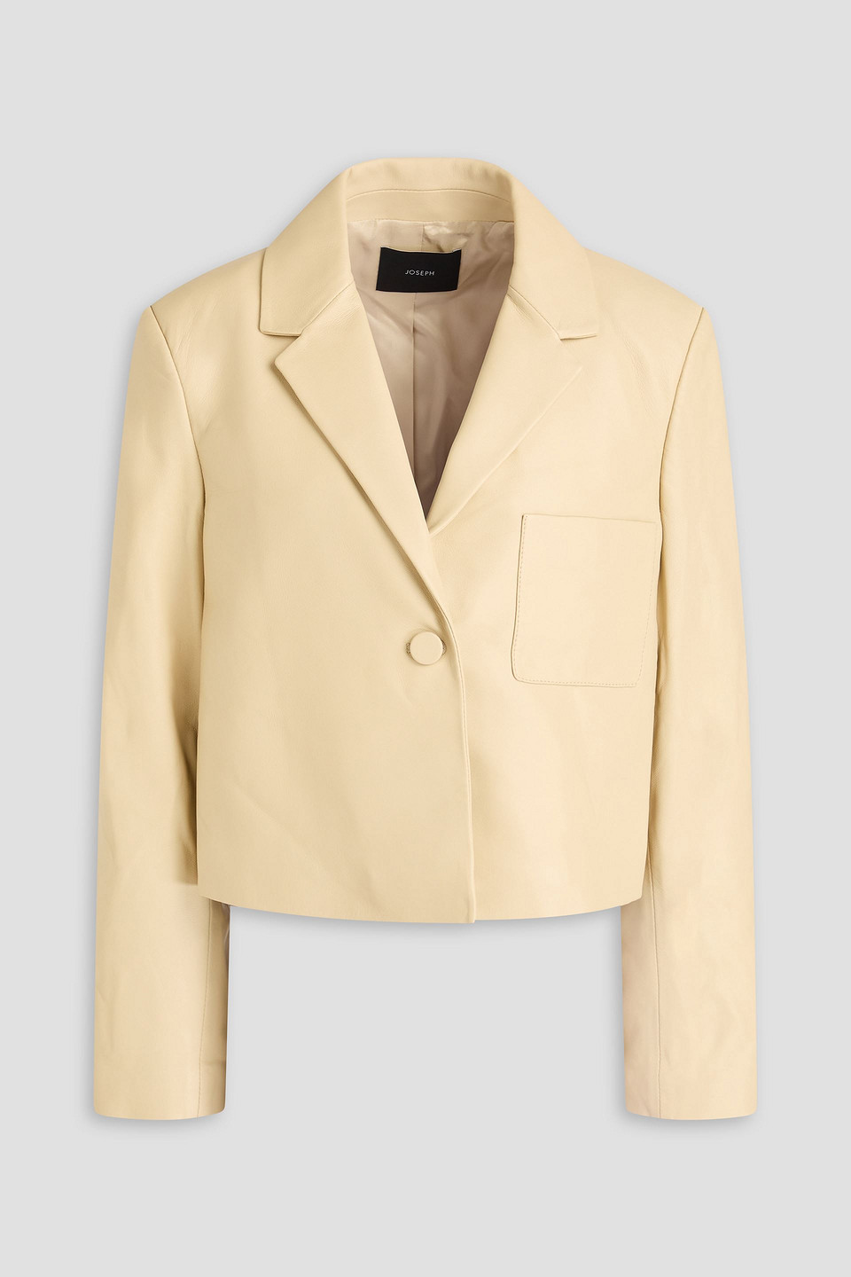 Joseph Jamot Leather Jacket In Brown