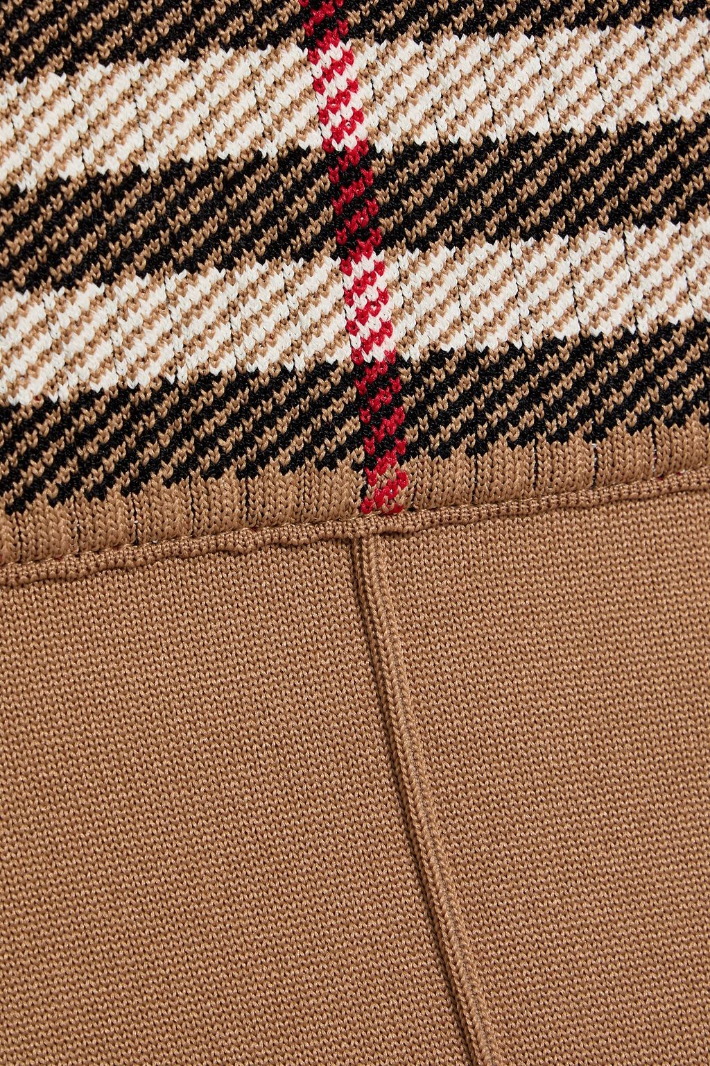 BURBERRY Checked jersey track pants