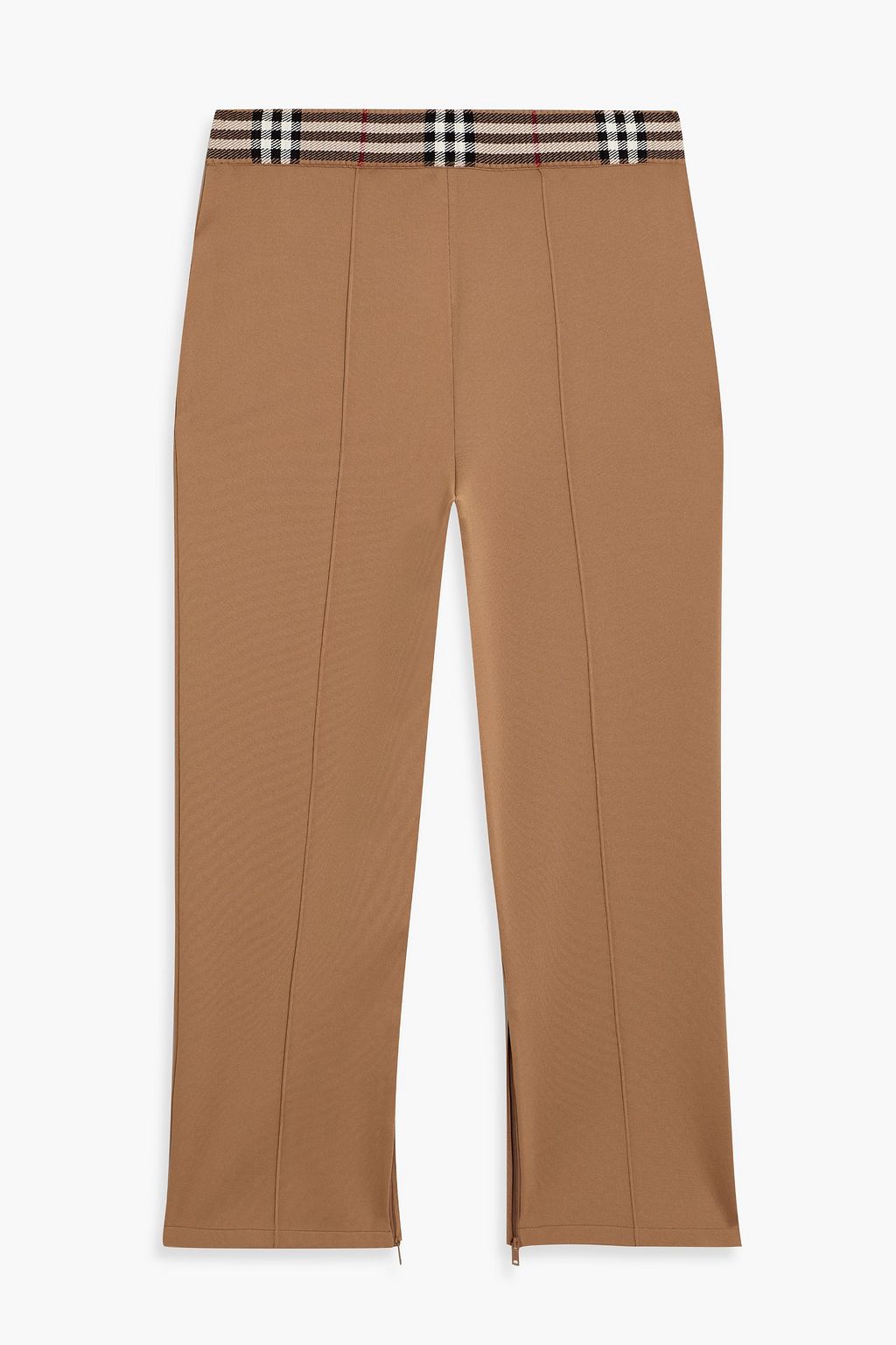 BURBERRY Checked jersey track pants