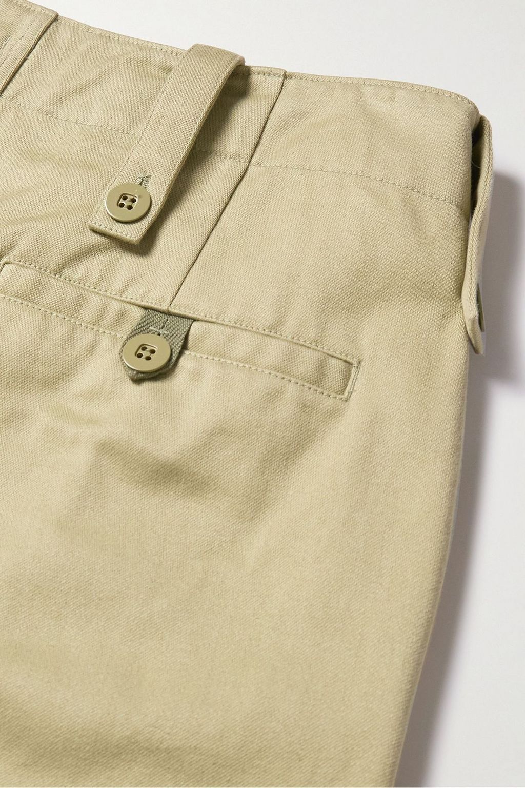 BURBERRY Cotton-twill pants