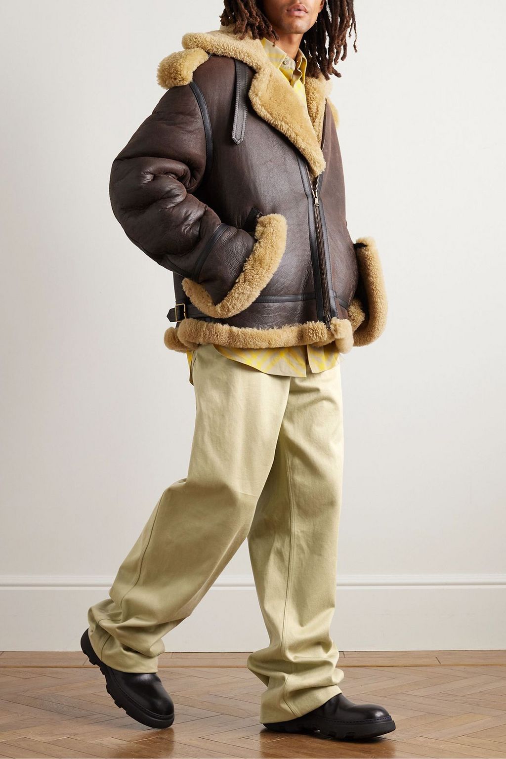 BURBERRY Cotton-twill pants