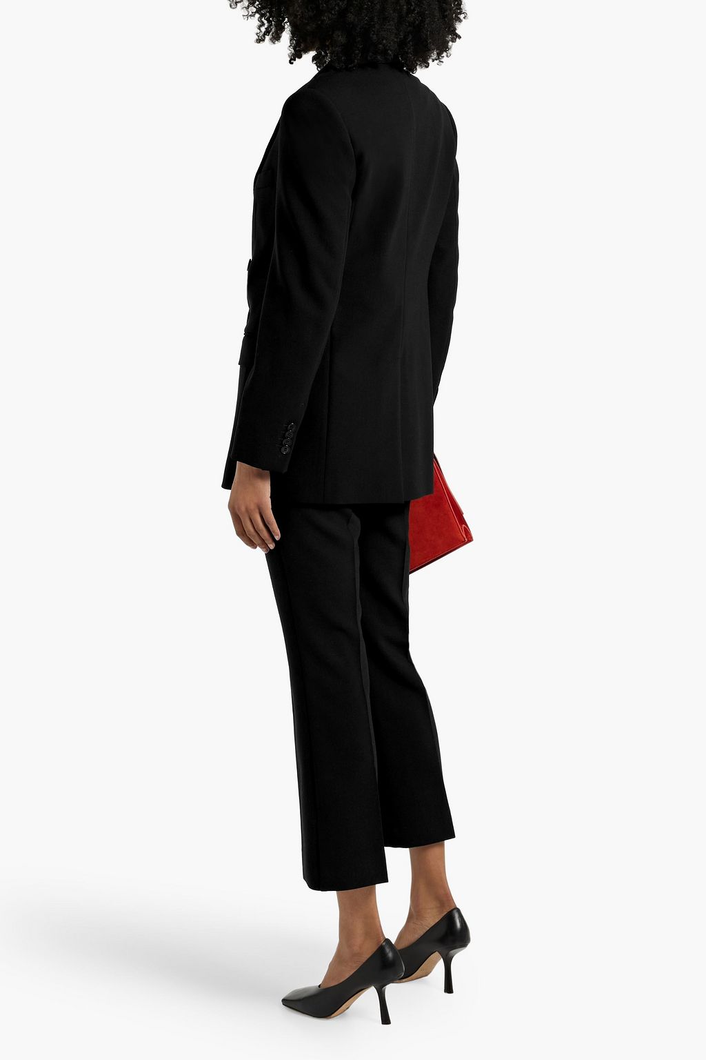 MAX MARA Aere double-breasted wool-blend crepe blazer