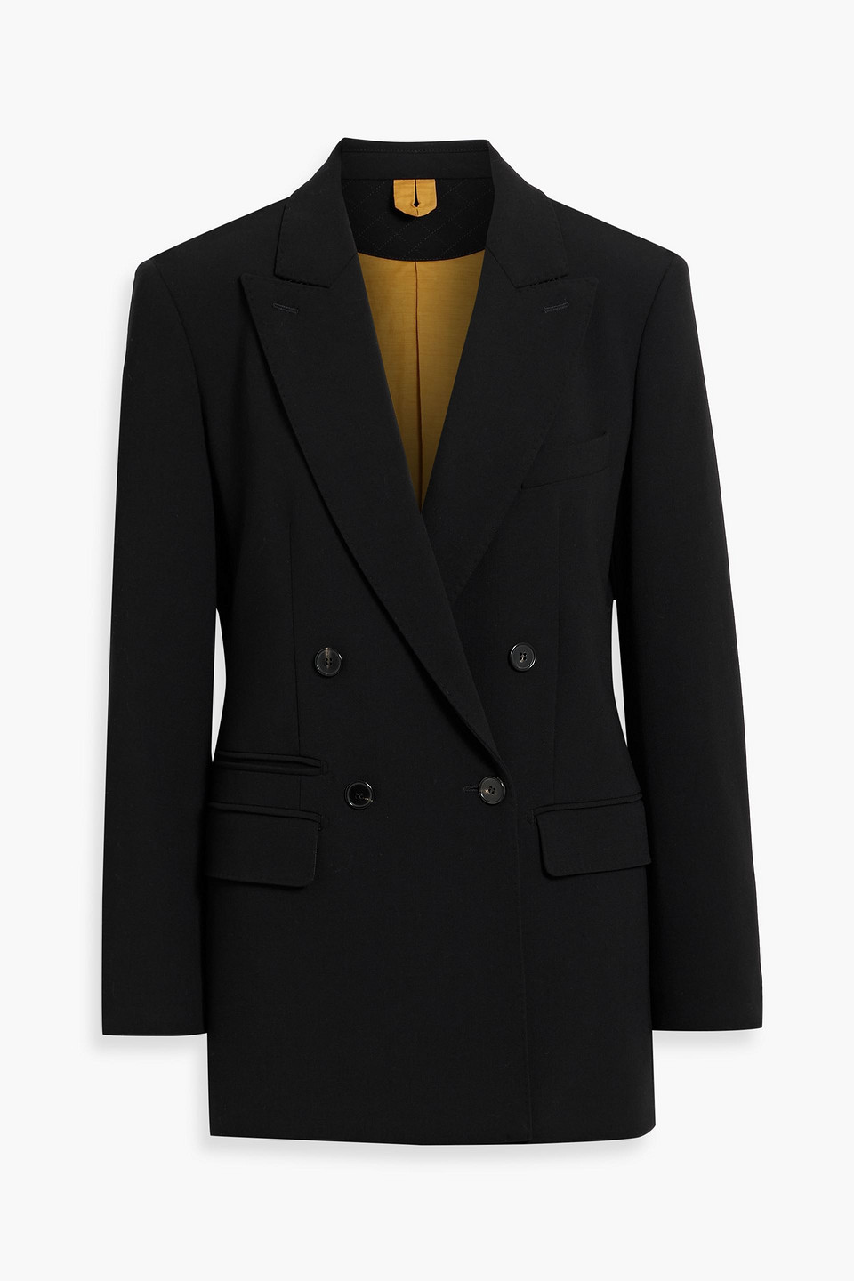 Max Mara Aere Double-breasted Wool-blend Crepe Blazer
