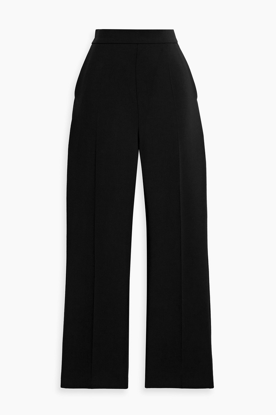 Max Mara Nepeta Grain De Poudre Wool-blend Kick-flare Pants