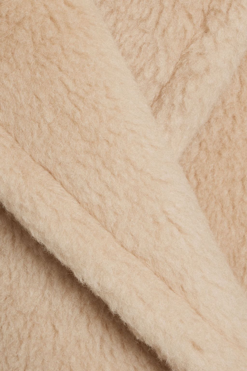 MAX MARA Primo double-breasted camel, wool and silk-blend coat