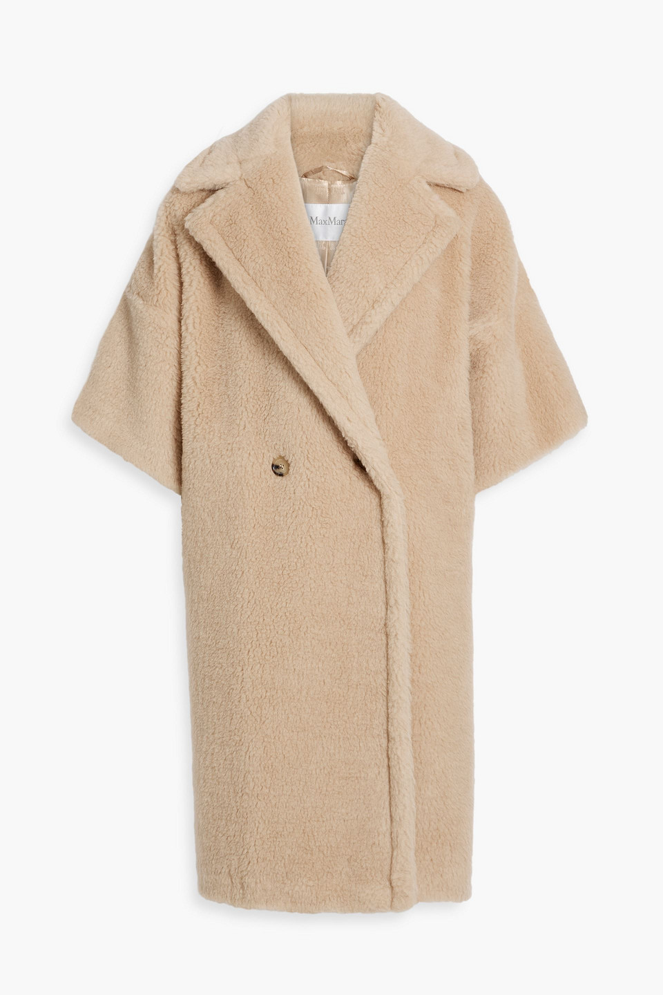 Max Mara Coat Woman Yellow Cream In Neutral