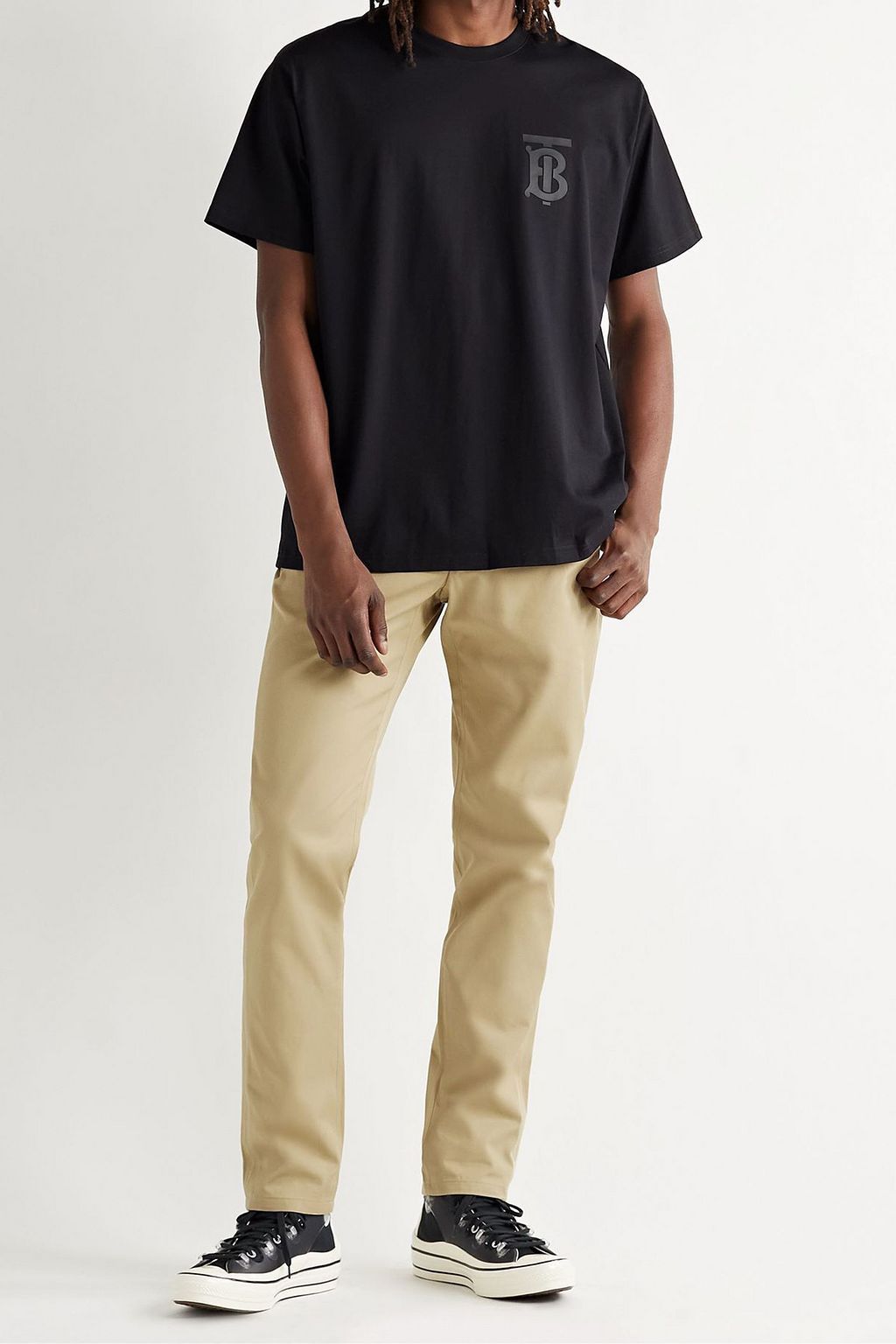 BURBERRY Slim-fit cotton-twill chinos