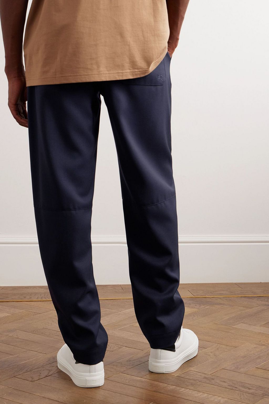 BURBERRY Straight-fit wool-twill pants
