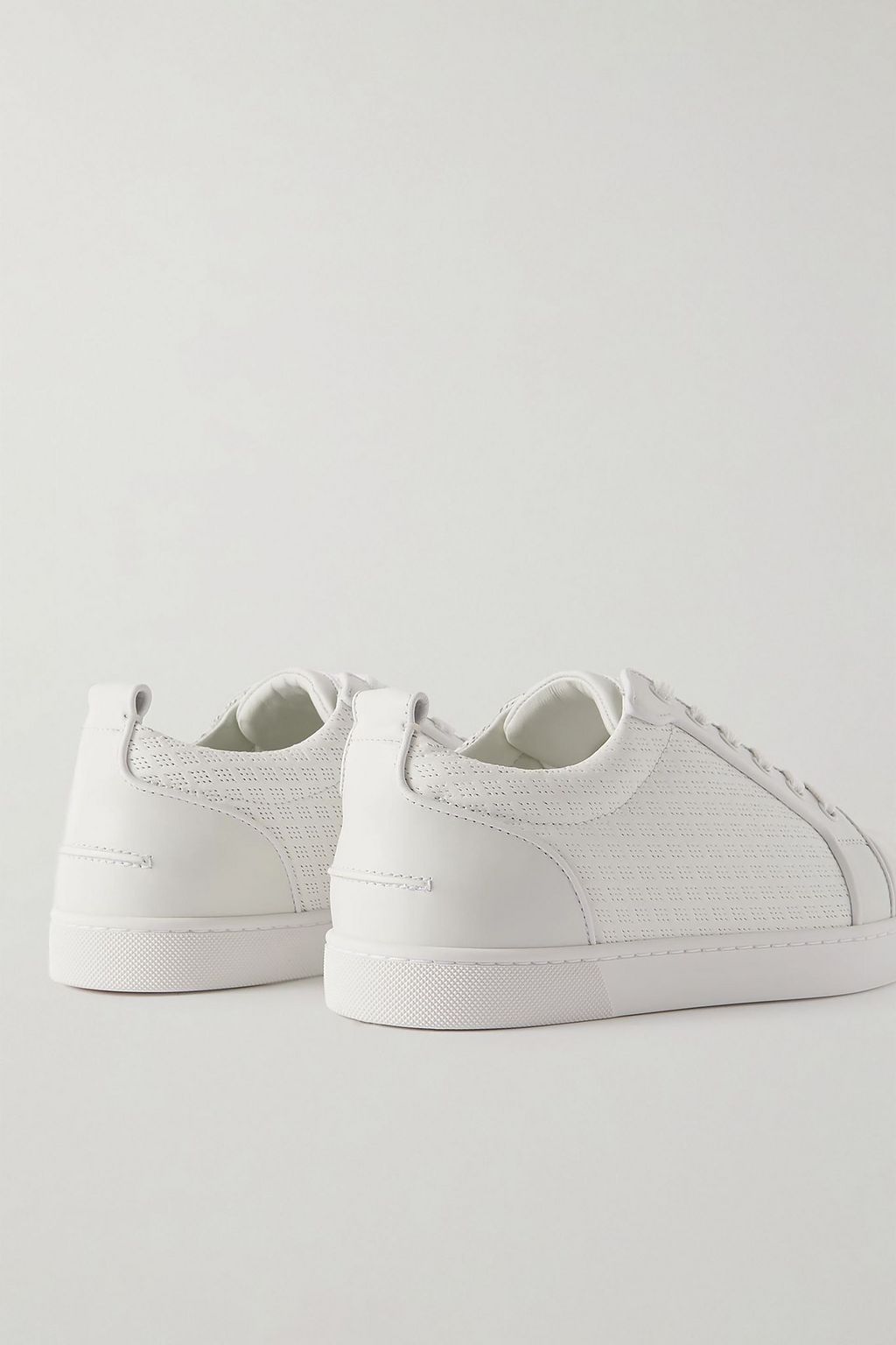 CHRISTIAN LOUBOUTIN Louis Junior Orlato perforated leather sneakers