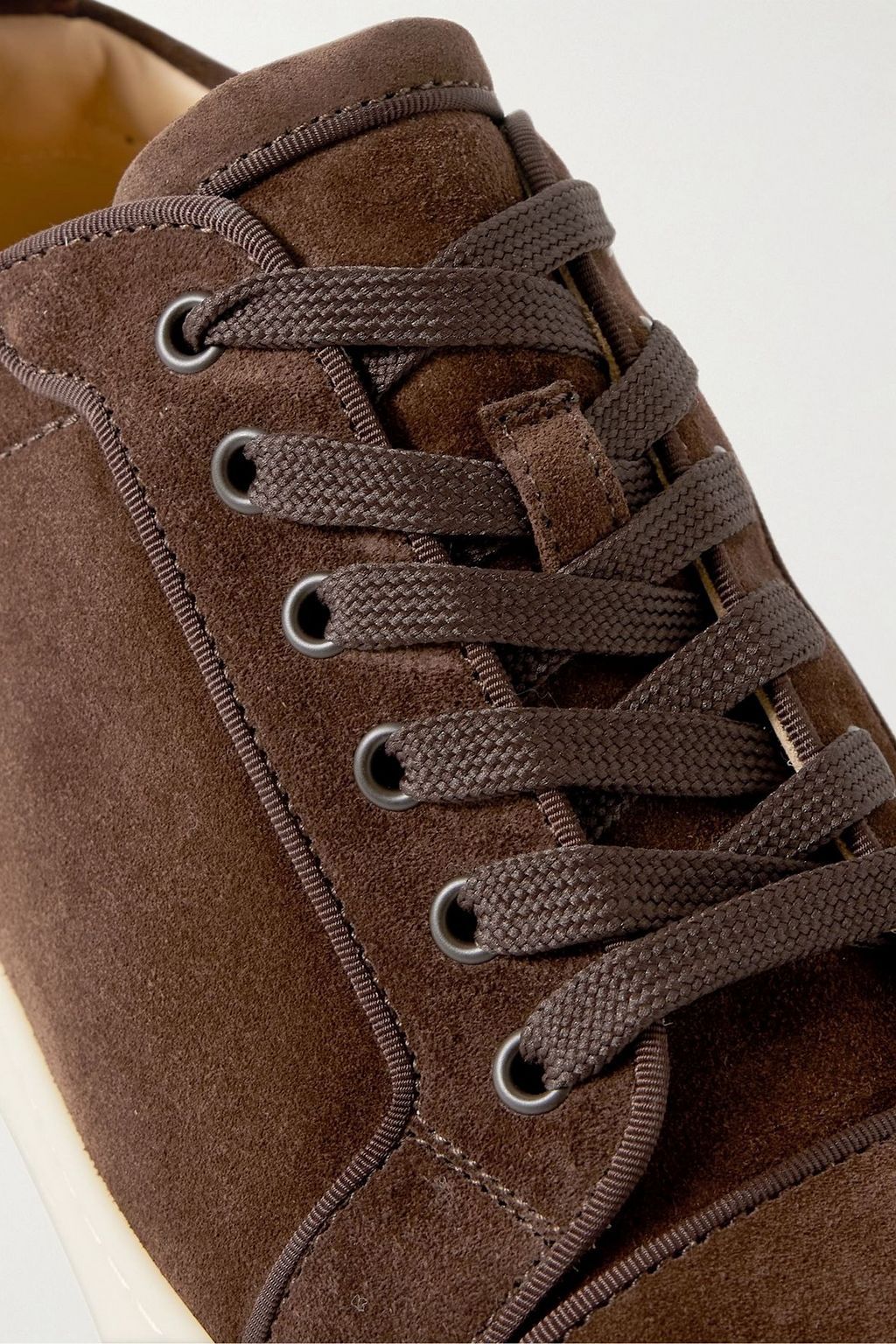 CHRISTIAN LOUBOUTIN Louis Junior suede sneakers