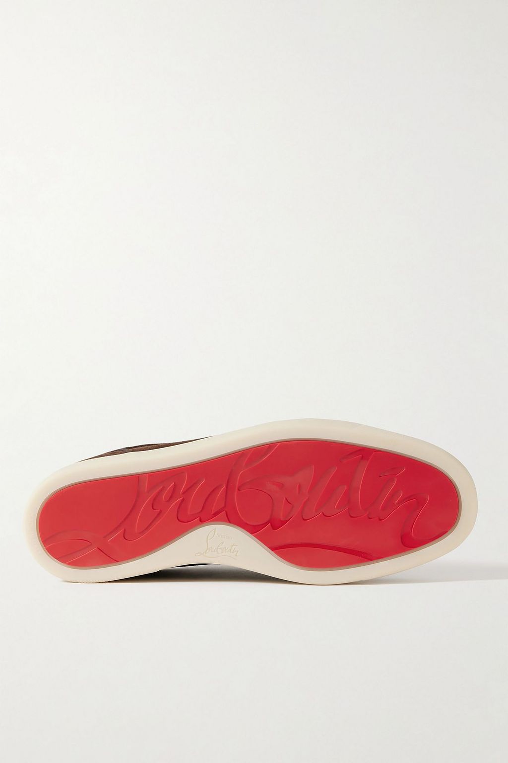 CHRISTIAN LOUBOUTIN Louis Junior suede sneakers