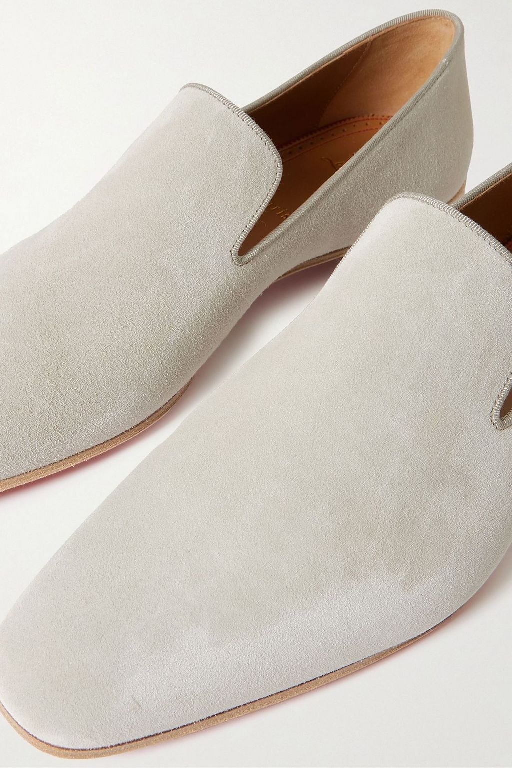 CHRISTIAN LOUBOUTIN Dandelion suede loafers