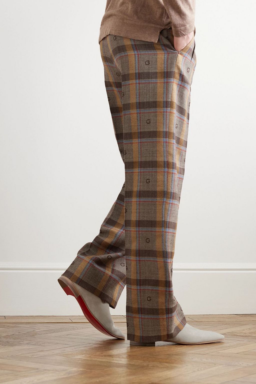 CHRISTIAN LOUBOUTIN Dandelion suede loafers
