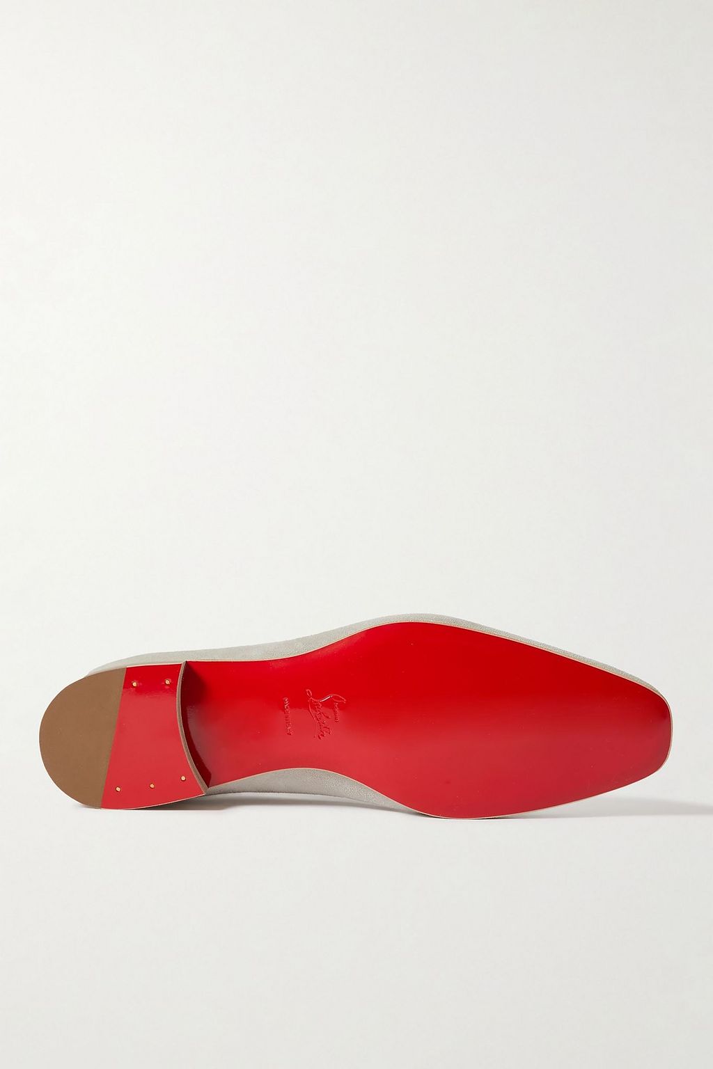 CHRISTIAN LOUBOUTIN Dandelion suede loafers