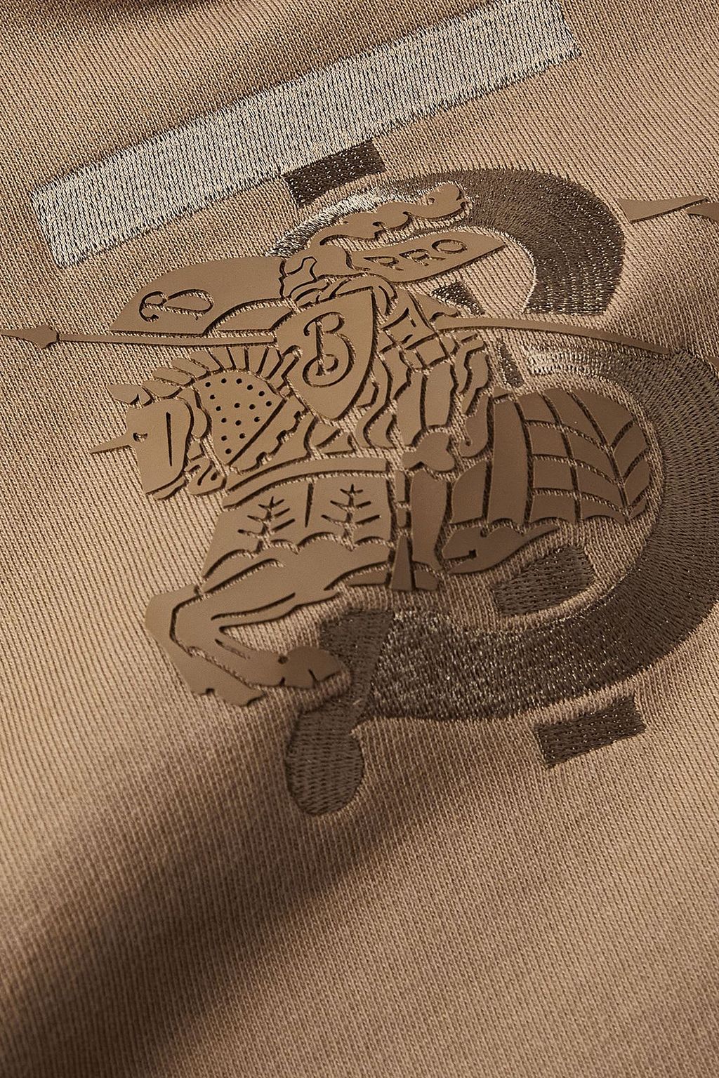 BURBERRY Logo-appliquéd French cotton-terry hoodie