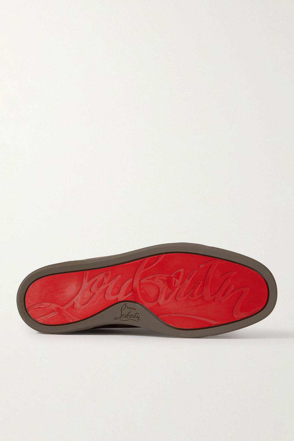 CHRISTIAN LOUBOUTIN Louis Junior suede sneakers