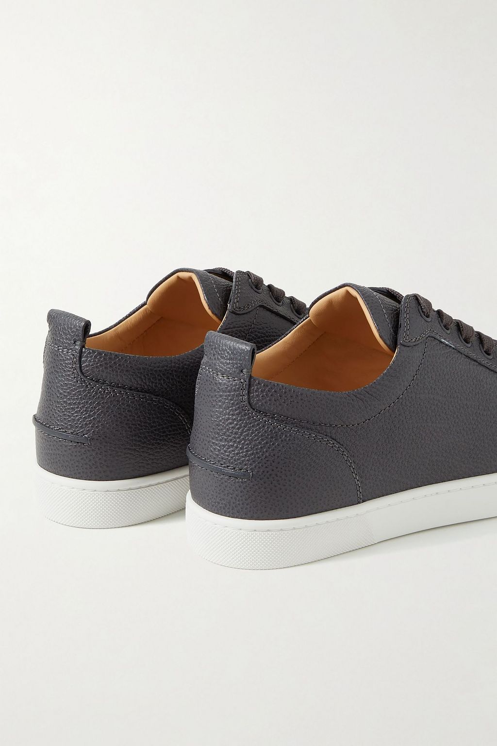 CHRISTIAN LOUBOUTIN Rantulow pebbled-leather sneakers