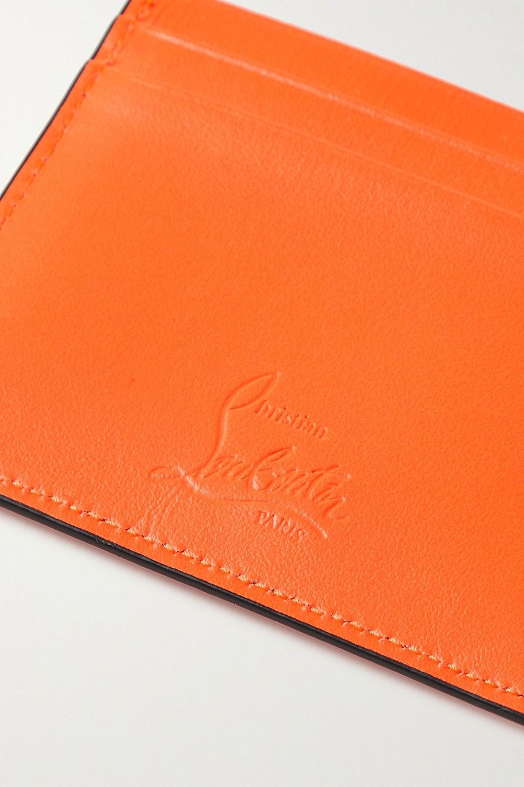 CHRISTIAN LOUBOUTIN Kios spiked leather cardholder