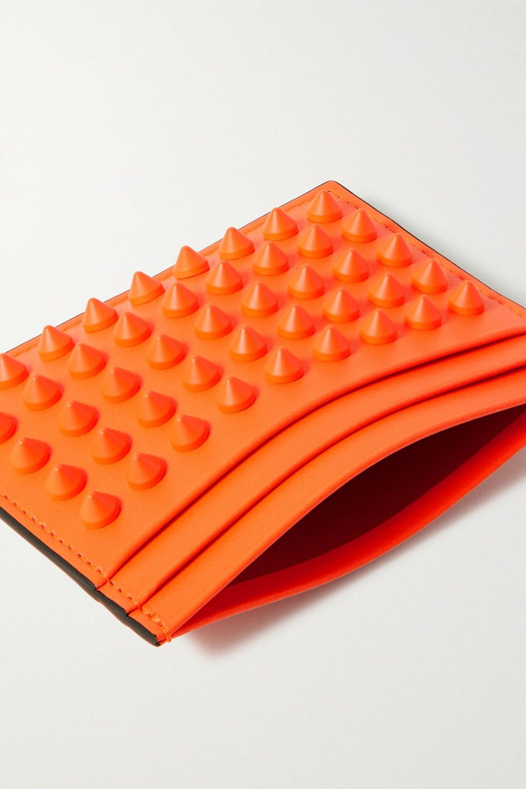 CHRISTIAN LOUBOUTIN Kios spiked leather cardholder
