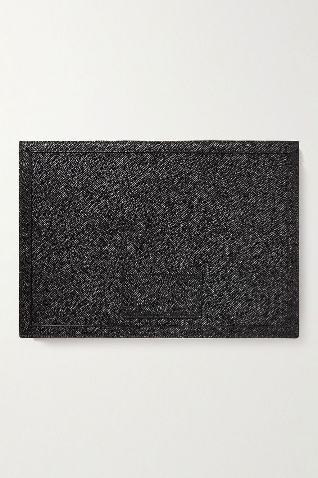 BURBERRY Pebbled-leather pouch