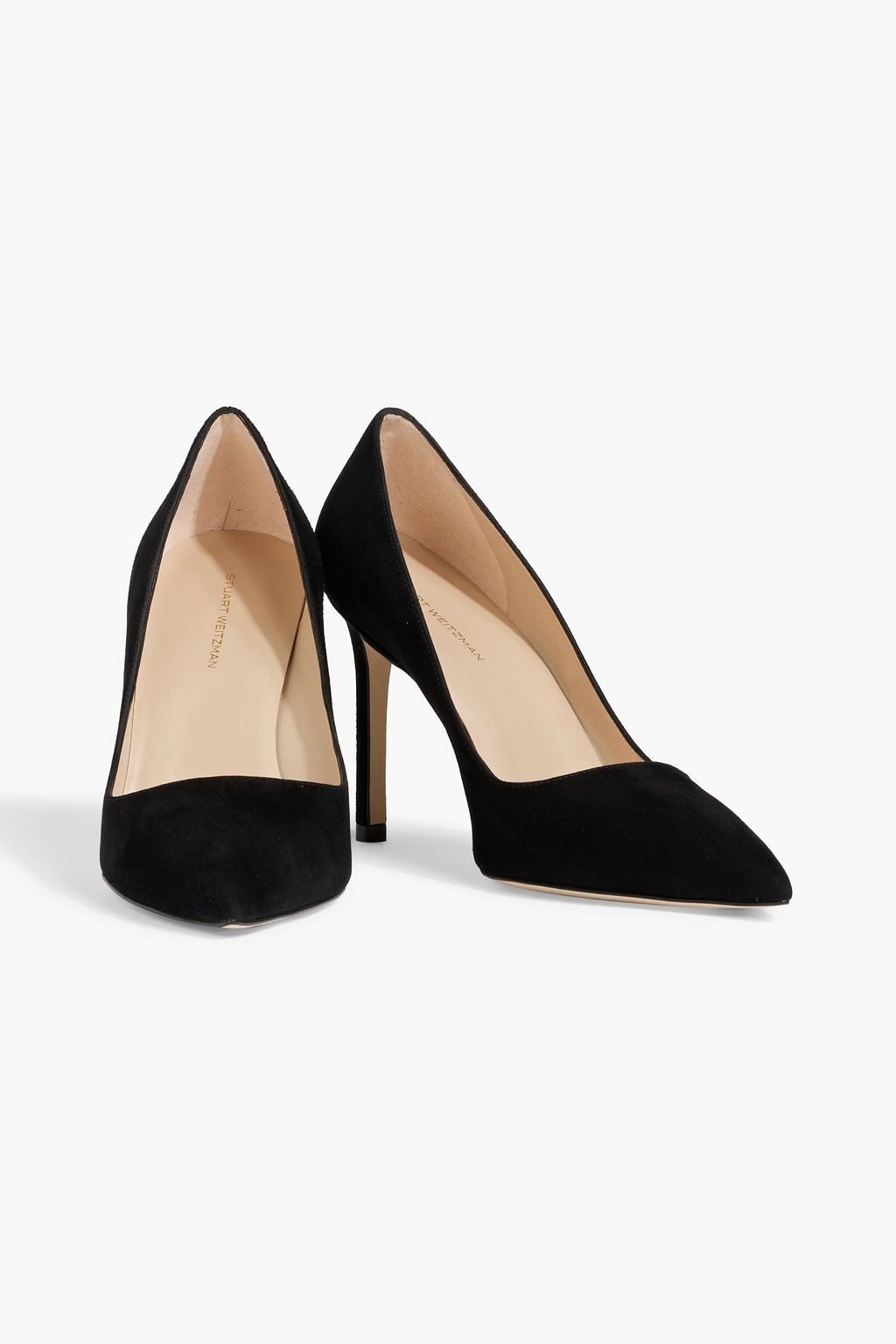 STUART WEITZMAN Leigh 95 suede pumps