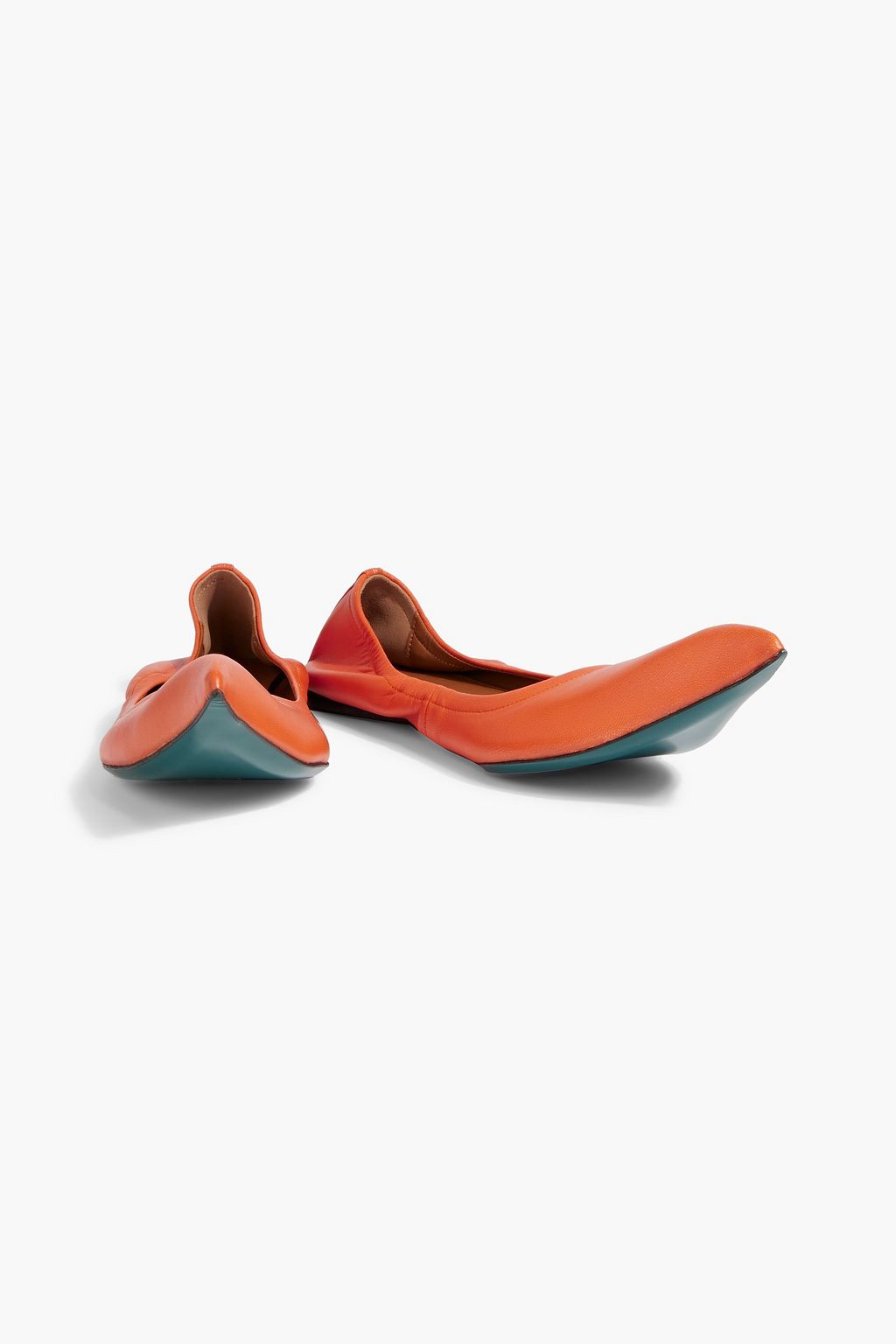 MARNI Leather point-toe flats