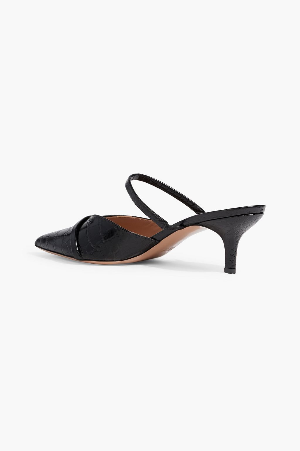 MALONE SOULIERS Frankie croc-effect leather mules