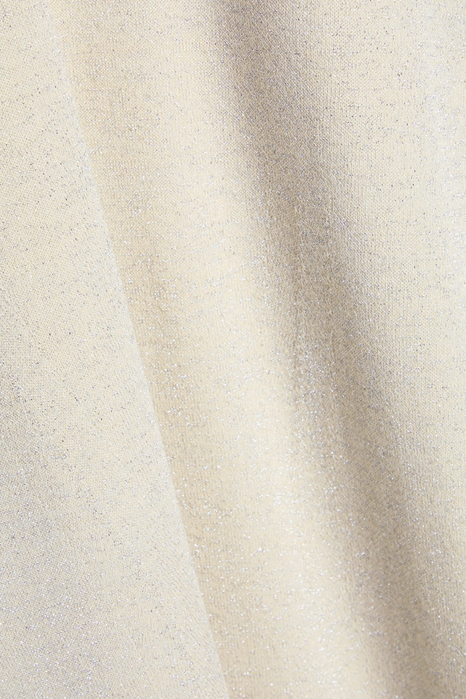 Joseph Metallic Merino Wool-blend Turtleneck Midi Dress In White