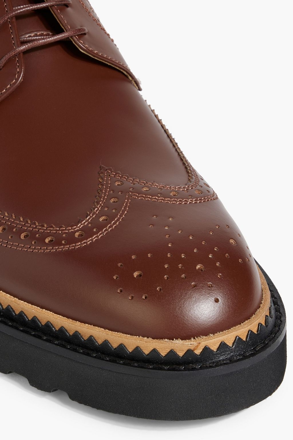 PAUL SMITH حذاء بروغ كاونت من الجلد