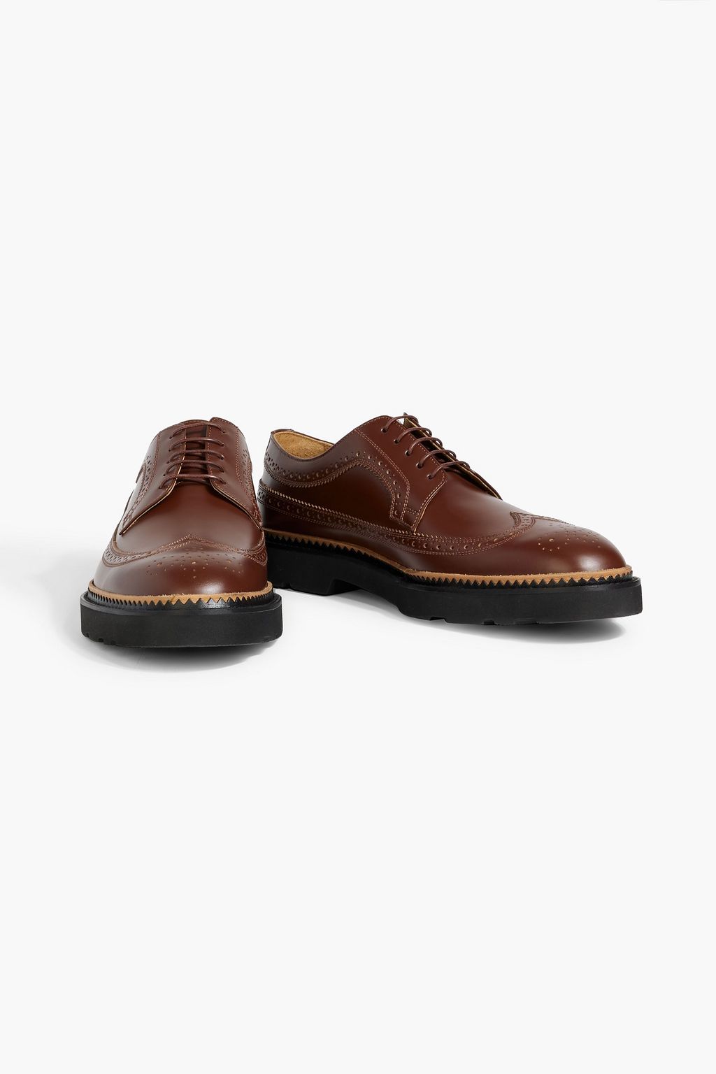 PAUL SMITH حذاء بروغ كاونت من الجلد