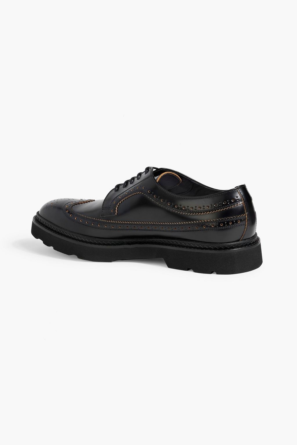 PAUL SMITH حذاء بروغ كاونت من الجلد