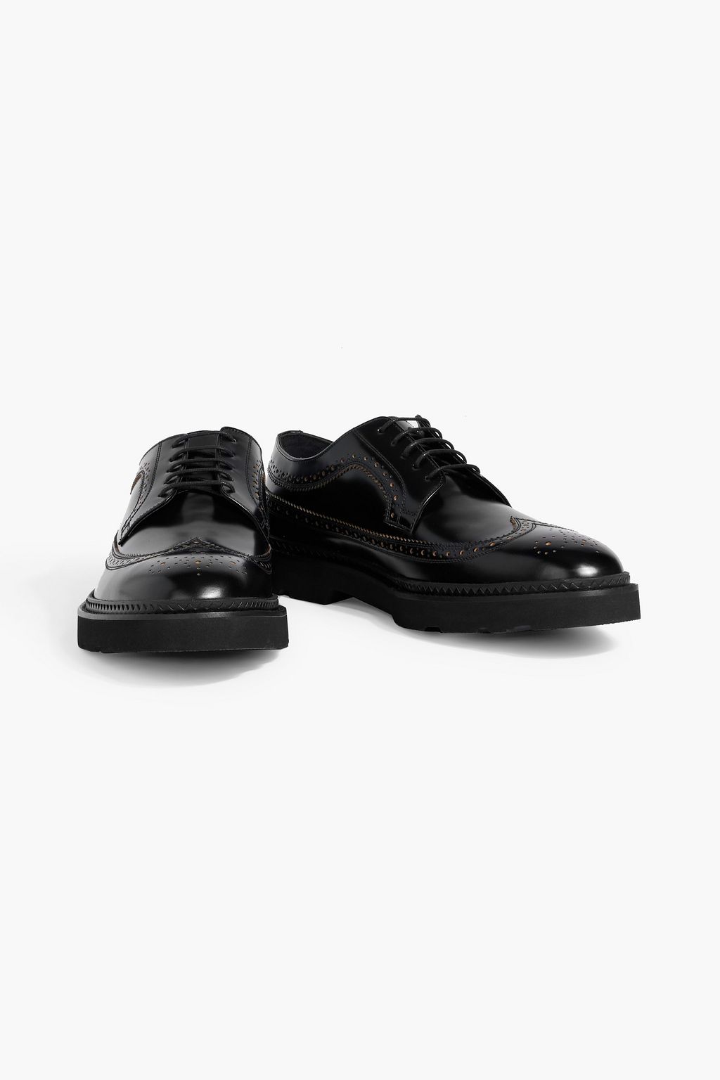 PAUL SMITH حذاء بروغ كاونت من الجلد