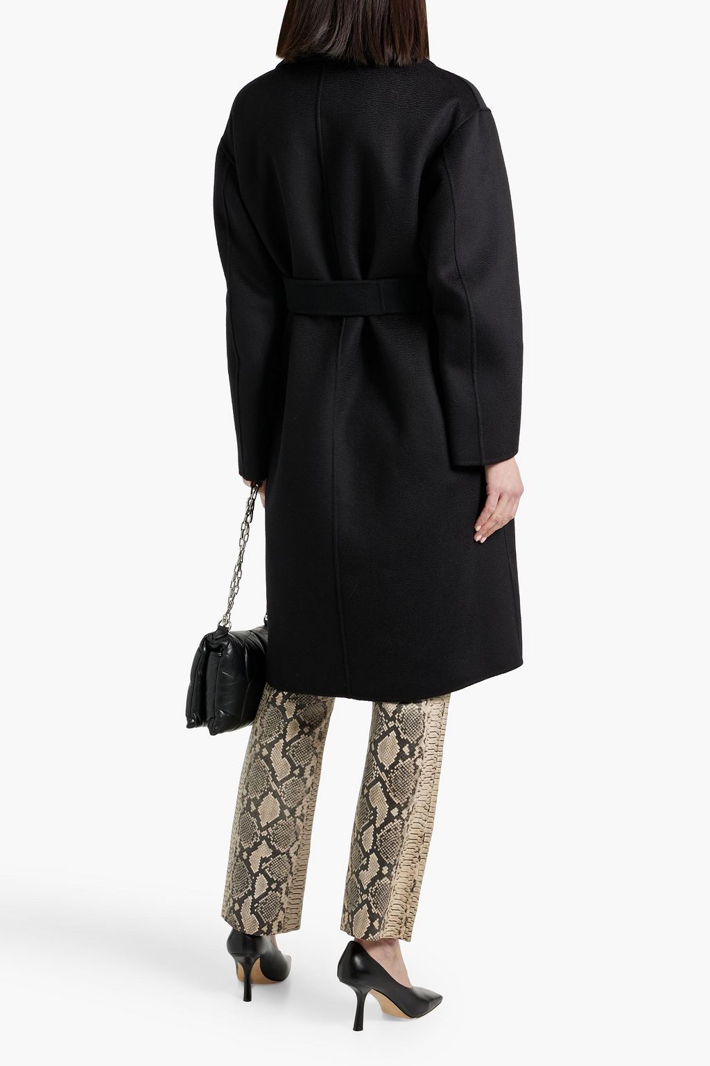 MAX MARA James belted wool and cashmere-blend felt coat