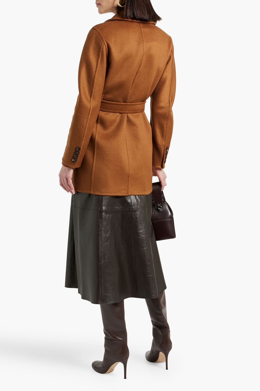 MAX MARA Ragusa double-breasted brushed cashmere-felt coat
