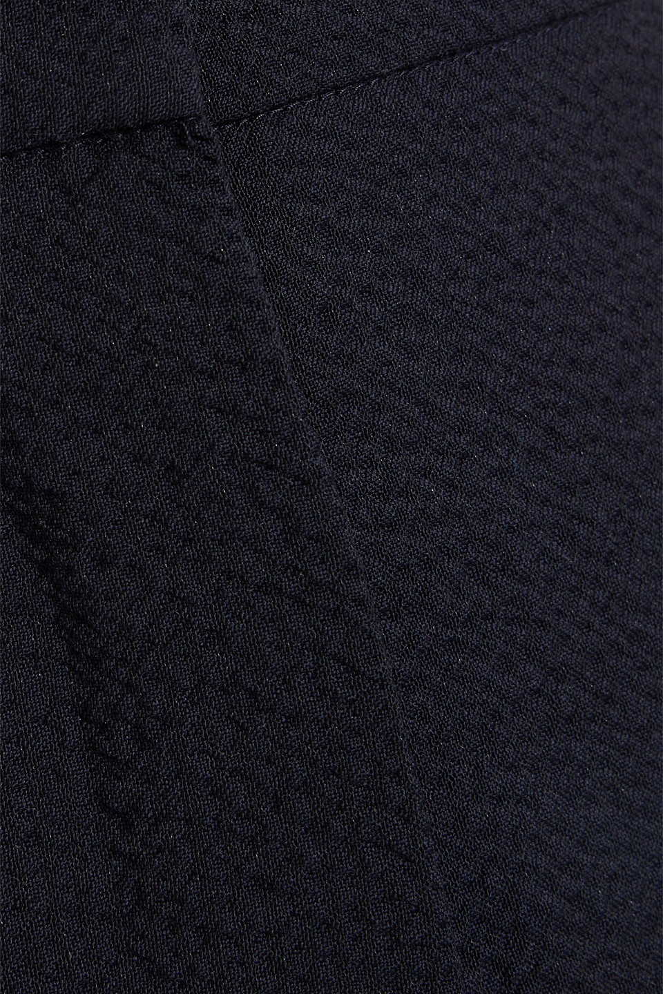 Max Mara Cervo Wool-blend Seersucker Wide-leg Pants