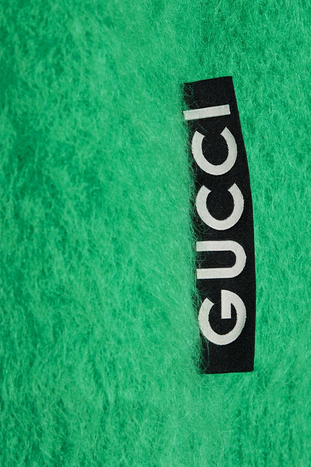 GUCCI Oversized mohair-blend turtleneck sweater