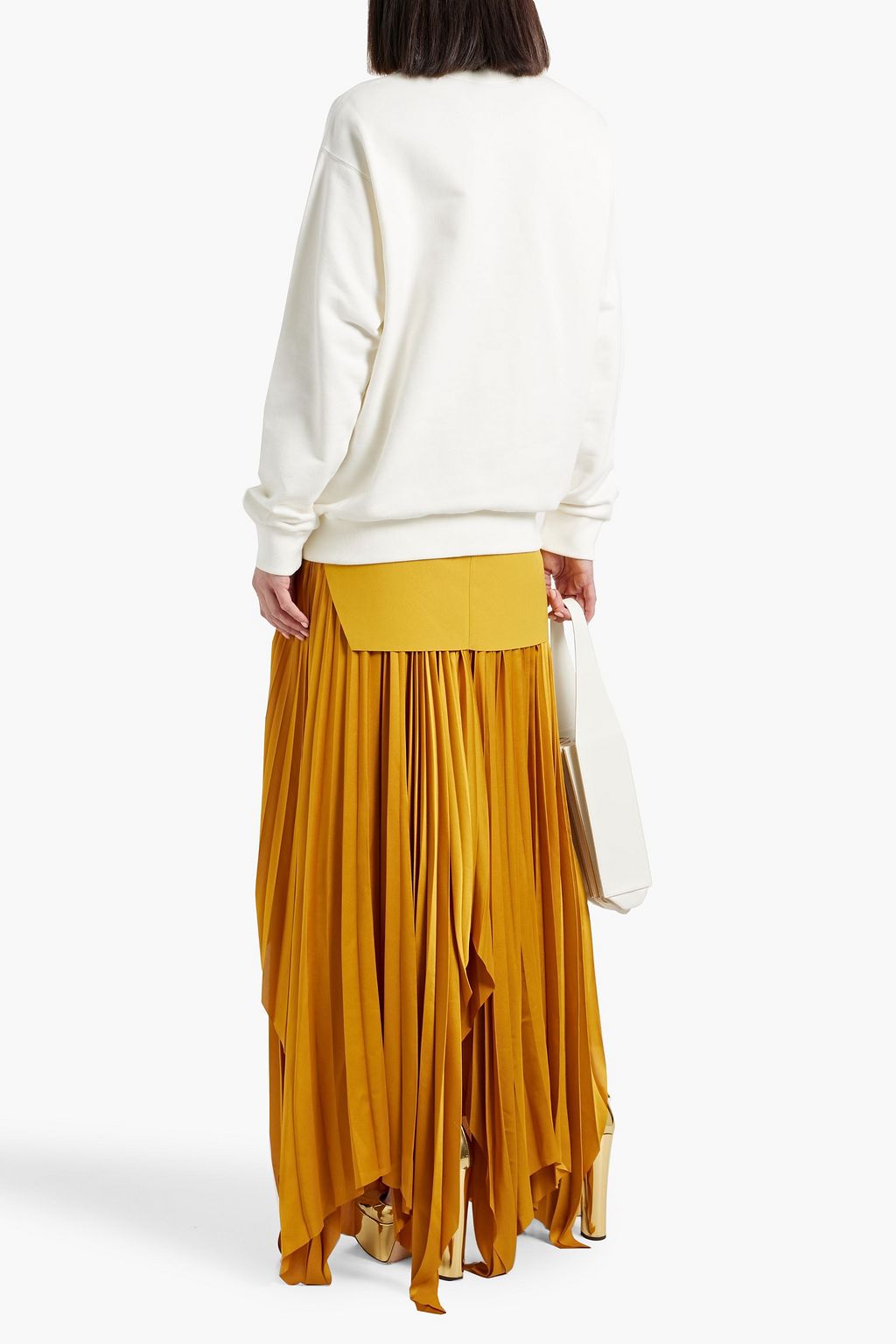 GUCCI Sequin-embellished French cotton-terry sweatshirt