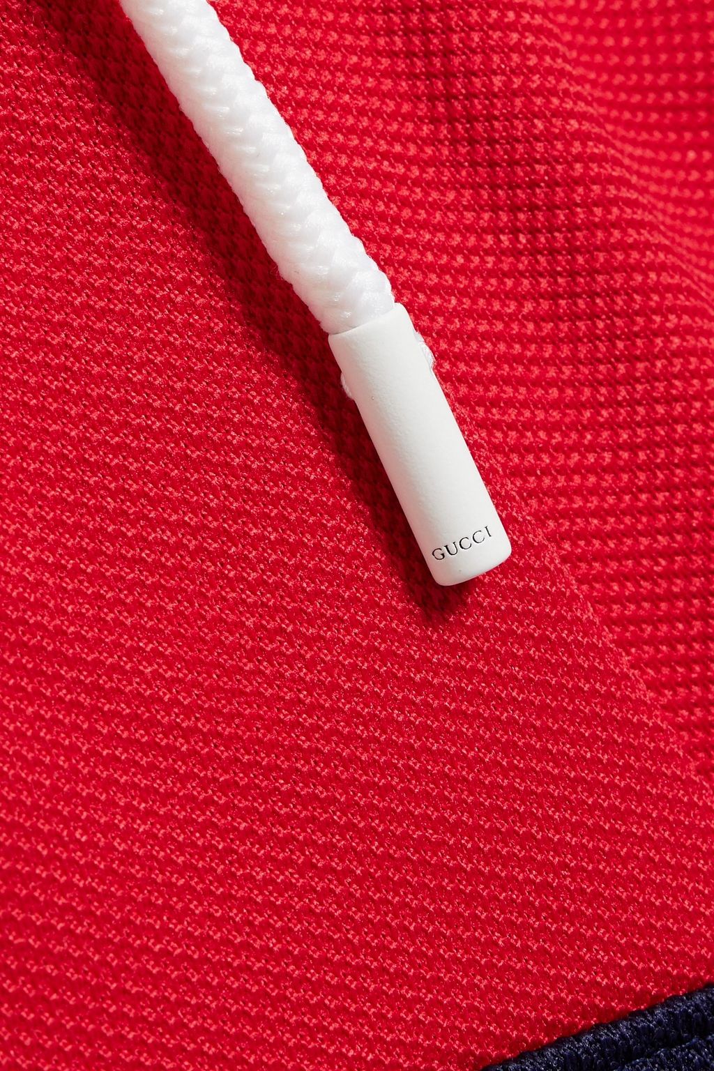 GUCCI Striped piqué shorts