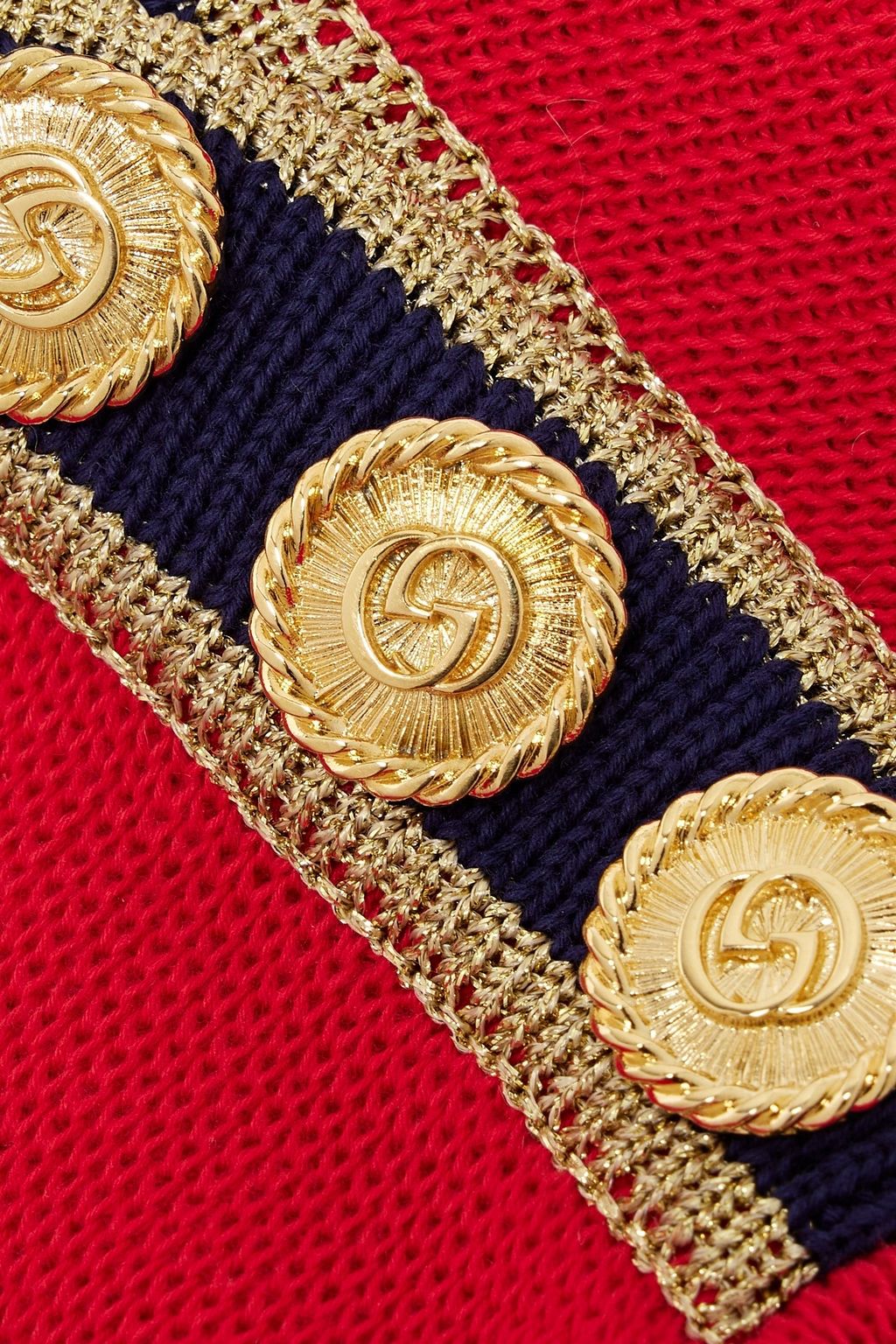 GUCCI Striped cotton sweater