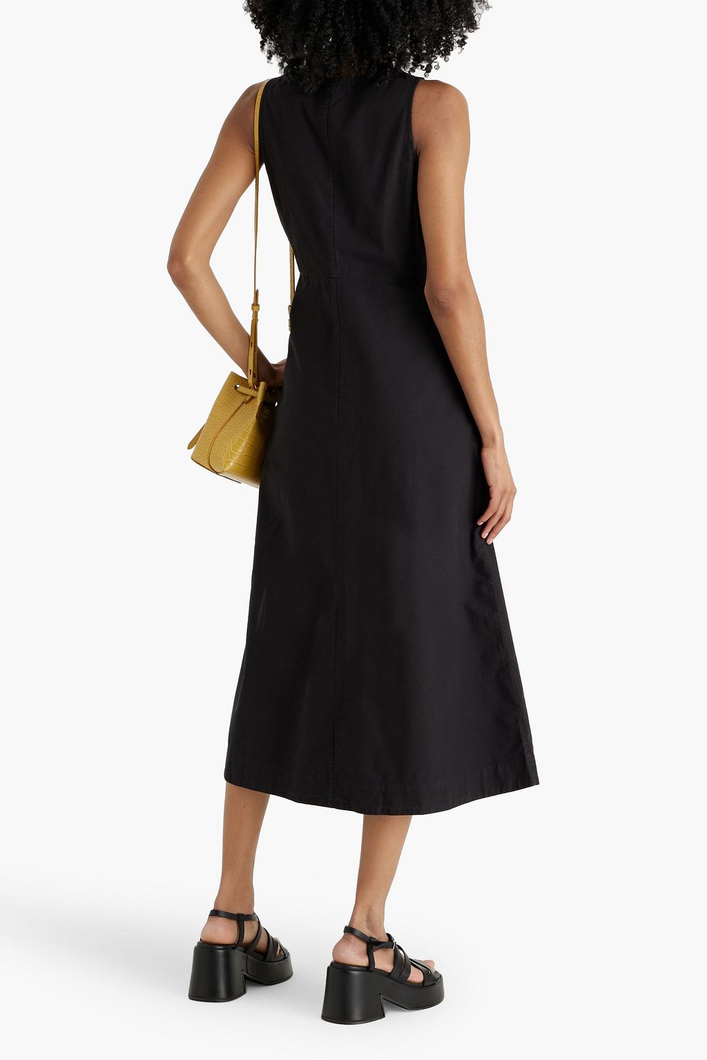 ALEX MILL Piper cotton and Lyocell-blend midi dress