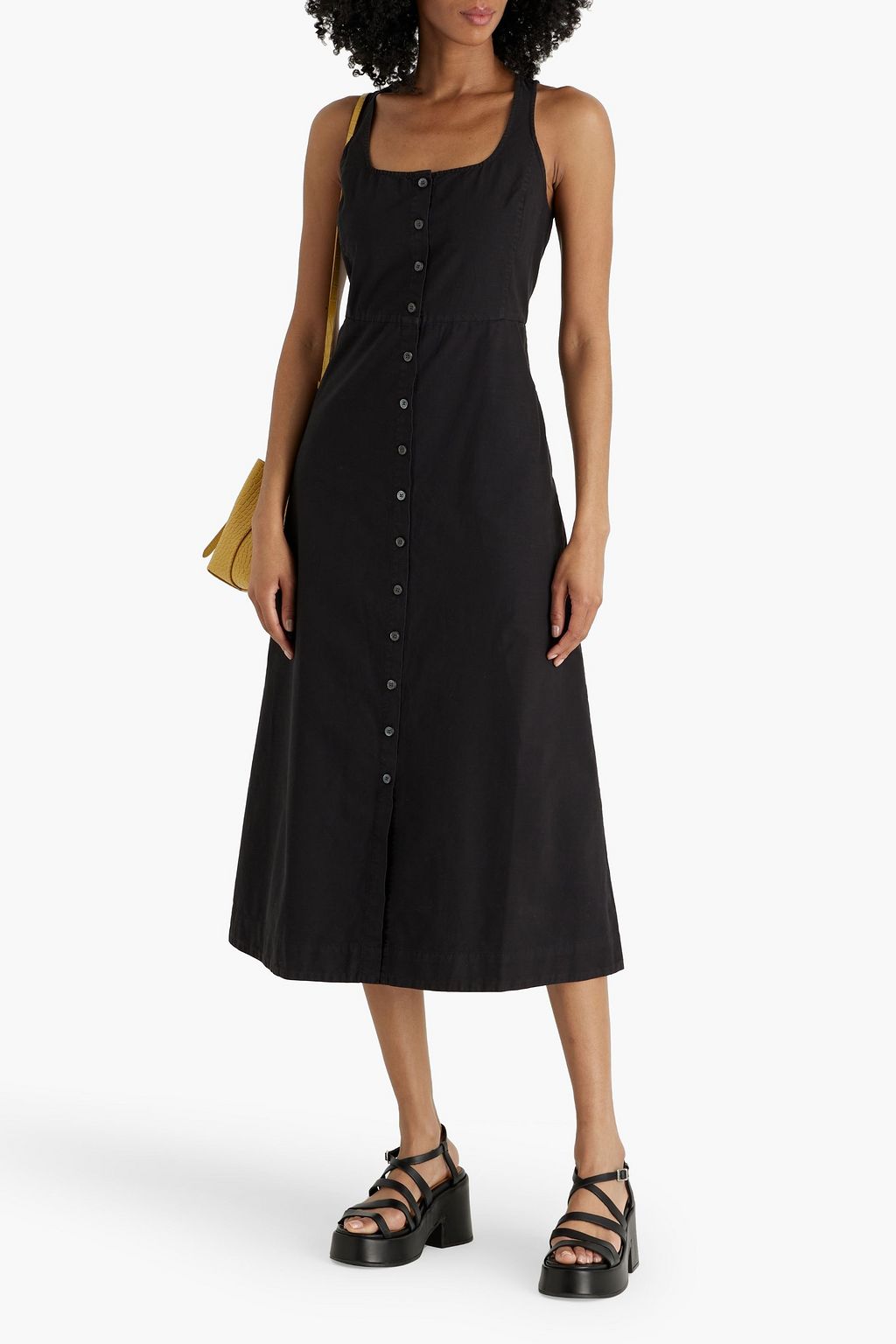 ALEX MILL Piper cotton and Lyocell-blend midi dress