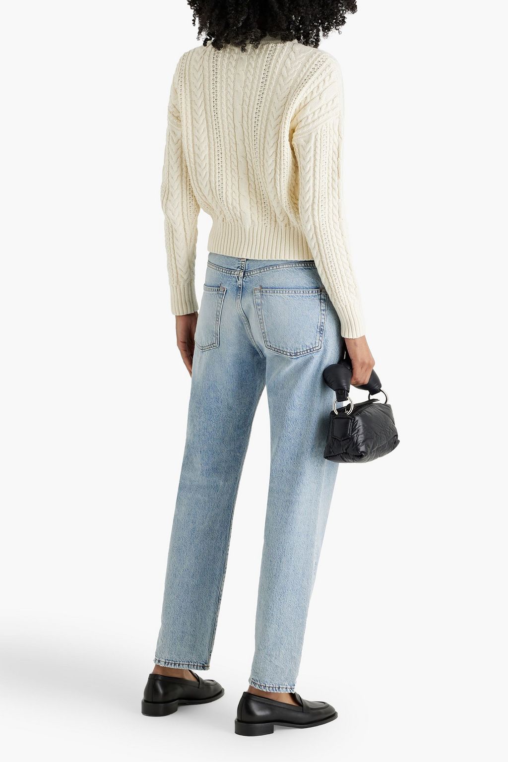 ALEX MILL Nico cable-knit cotton cardigan