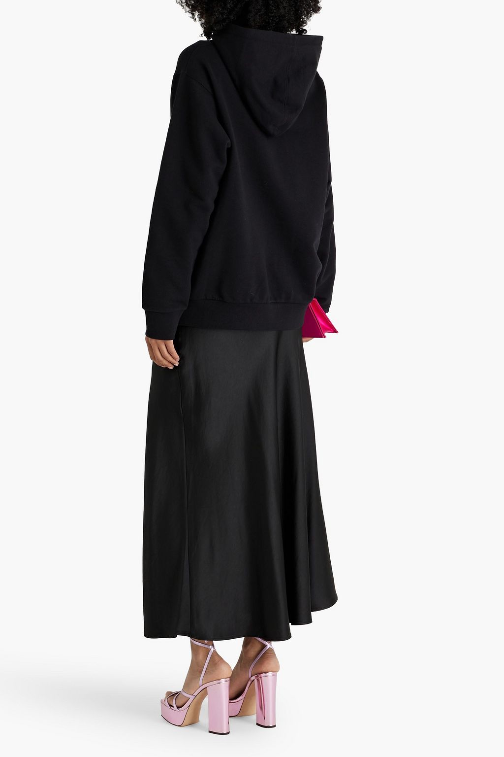 GUCCI Sequin-embellished French cotton-terry hoodie