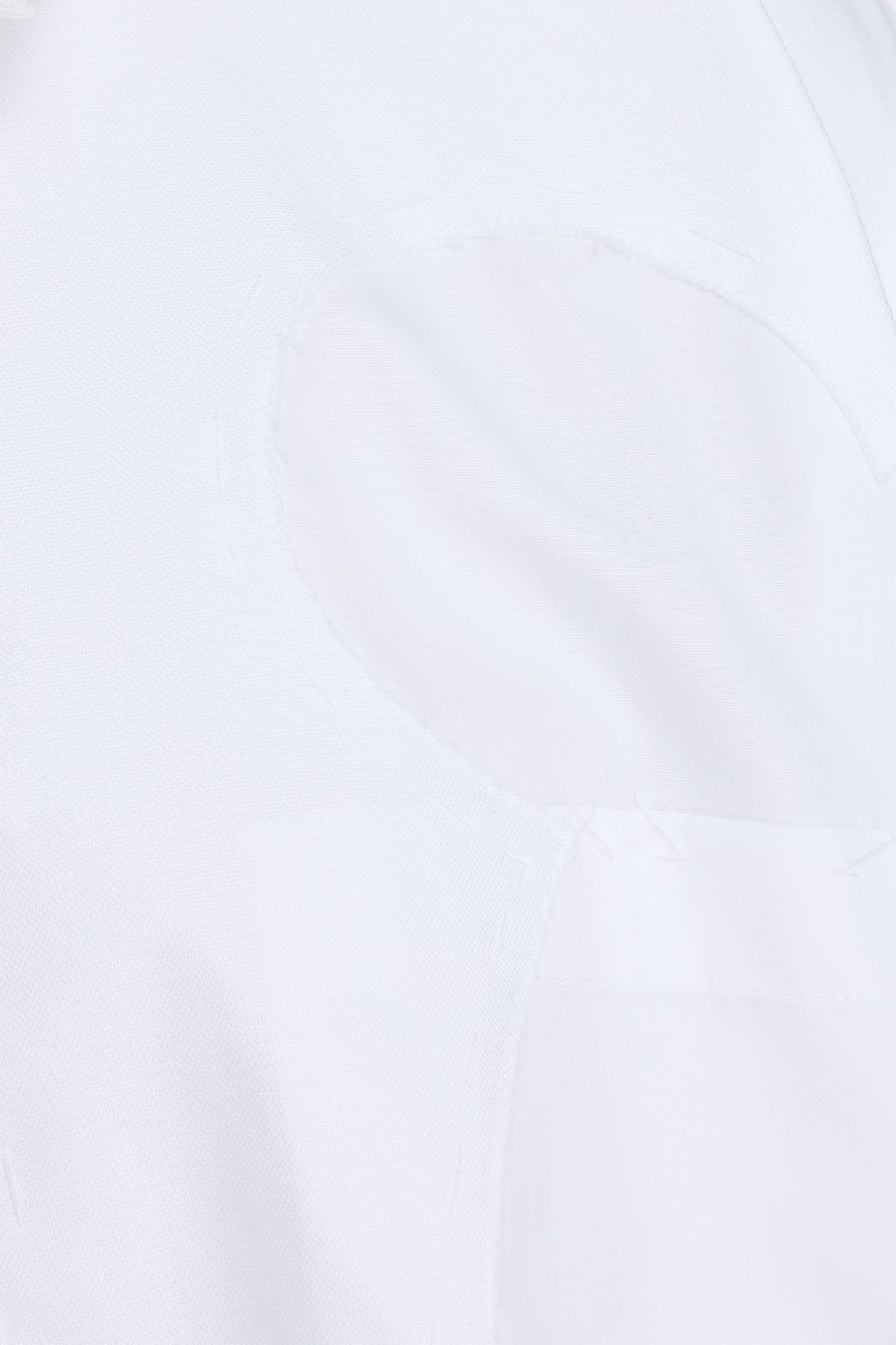 MAISON MARGIELA Cotton-poplin and Oxford shirt