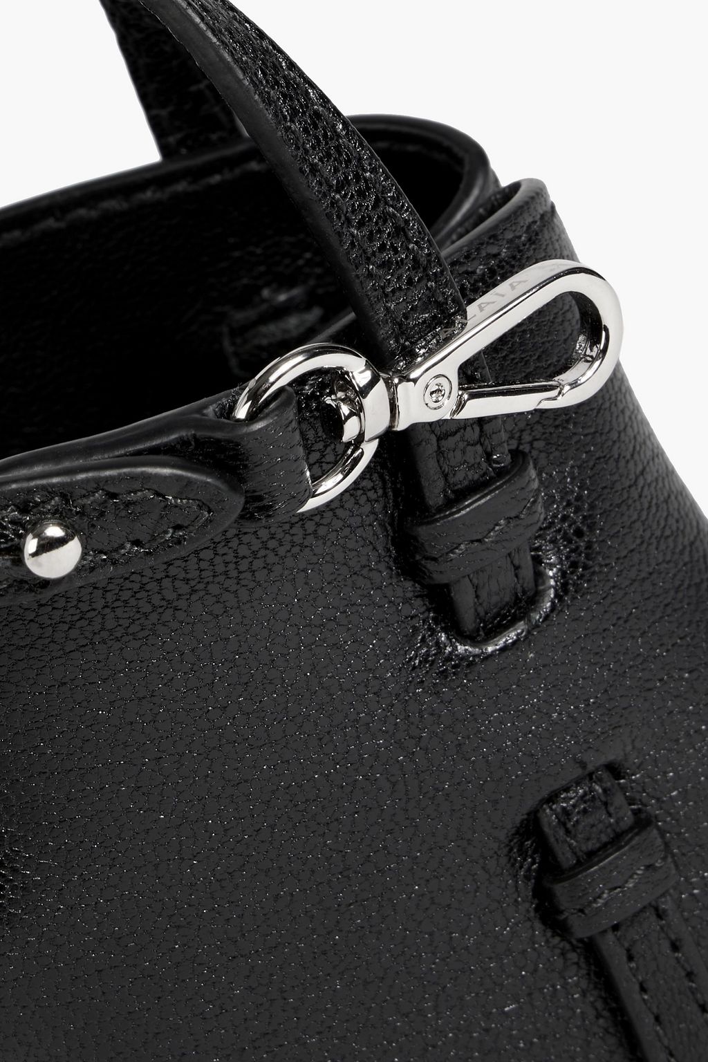 ALAÏA Mini Mina leather shoulder bag
